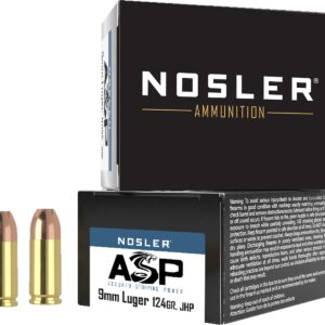 NOS 9MM 124GR ASP JHP 20RD