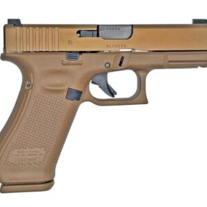Glock 19X V 9mm Coyote Brown pistol with Glock Night Sights