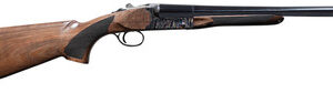 Citadel CITSBS2018HT Boss Coach Side By Side 20 Gauge 18.5" 2 Rounds Walnut/Blued/Heat Tempered