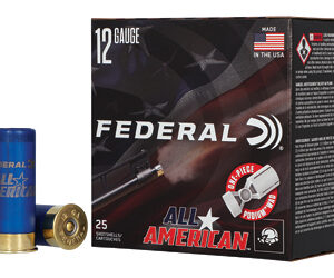 FED ALL AMER 12GA 2.75" 1 1/8OZ #7.5