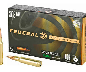 FED GOLD MDL 308WN 168GR BTHP 20/200