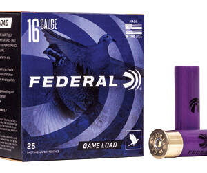 FED GAME LOAD 16GA 2 3/4" #8 25/250