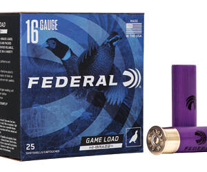 FED GAME LOAD 16GA 2.75" #6 25/250
