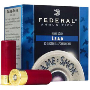 Federal 20 Gauge Ammunition Game-Shok H20075 2-3/4 7.5 Shot 7/8oz 1210oz Case of 250 Rounds