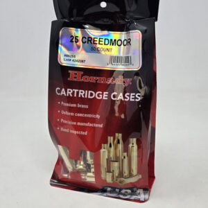 Hornady 22 Creedmoor Unprimed Reloading Brass Casings H86255 50 Pieces