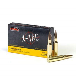 PMC 7.62x51mm Ammunition X-TAC PMC762X 147 Grain Full Metal Jacket Boat Tail 20 rounds