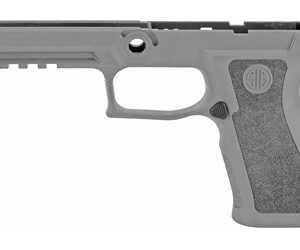 Sig Sauer P320 TXG full-size medium grip module in gray, tungsten-infused polymer
