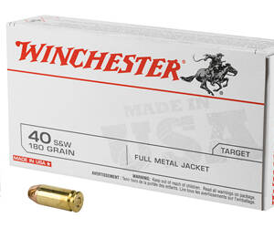 WIN USA 40SW 180GR FMJ 50/500