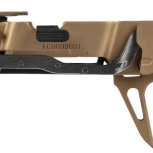 Sig Sauer P320 Custom Works Fire Control Unit Gold Nitride with skeletonized flat blade trigger