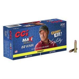 22 WMR 40GR JACKETED HOLLOW POINT 200/BOX