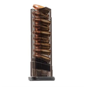 MAG EXTENDED 9-RD 9MM SMITH AND WESSON SHIELD CARBON SMOKE