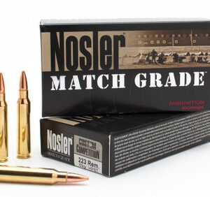 Nosler 223 Rem Match Grade 60023 69 Grain Custom Competition 20 Rounds