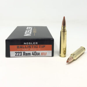Nosler 223 Rem Ammunition NOS61048 40 Grain Ballistic Tip Lead-Free 20 Rounds