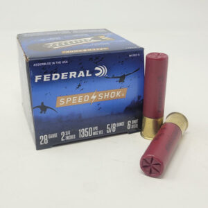 Federal 28 Gauge Ammunition Speed Shok Waterfowl WF2836 2-3/4" #6 Steel Shot 5/8oz 1350fps 25 Rounds