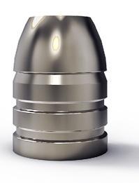 Lee Round Flat Nose Pistol Mould - 6 Cavity (Handles Sold Separately) .452" 255 gr