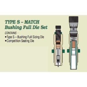 Redding Type S Match Bushing Full Die Set .24 Nosler